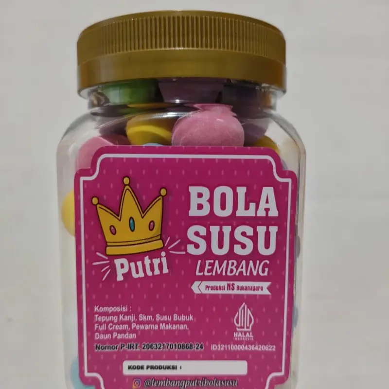 BOLA SUSU PUTRI 220g (Oleh oleh khas Lembang) 0