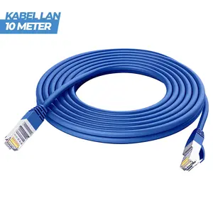 Kabel LAN 10M CAT 5 / Kabel VTP 10 Meter Pabrikan High Quality Kabel Canggih & Multifungsi Computer Biru
