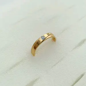 Cincin Titanium Gld Perhiasan Jewellery Gold Rings