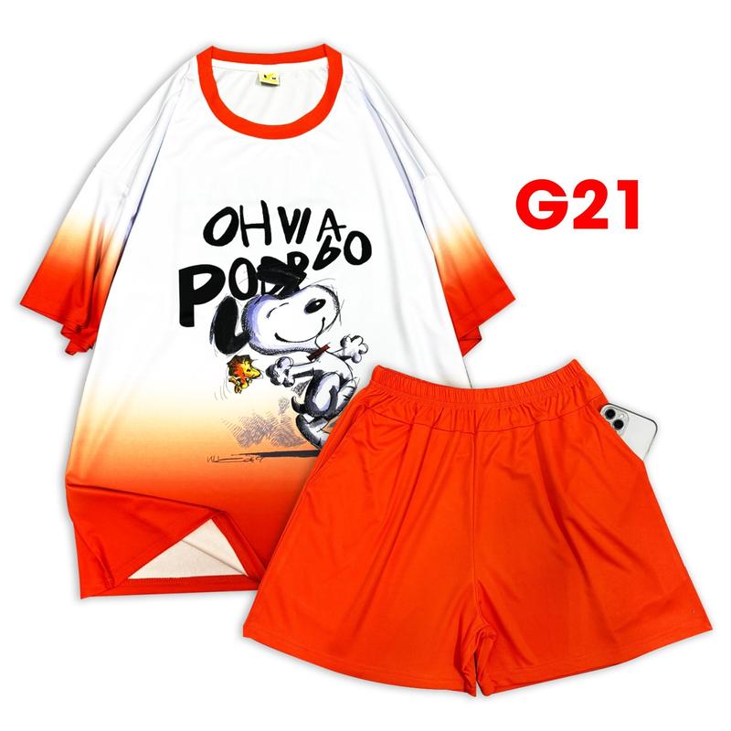 Product Introduction of G21- Bộ quần áo Thun Cao Cấp Co Giãn - Long Thanh Top Women 1