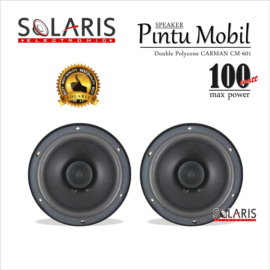 SPEAKER PINTU MOBIL 6 Inch 100 Watt CARMAN CM-601 Car