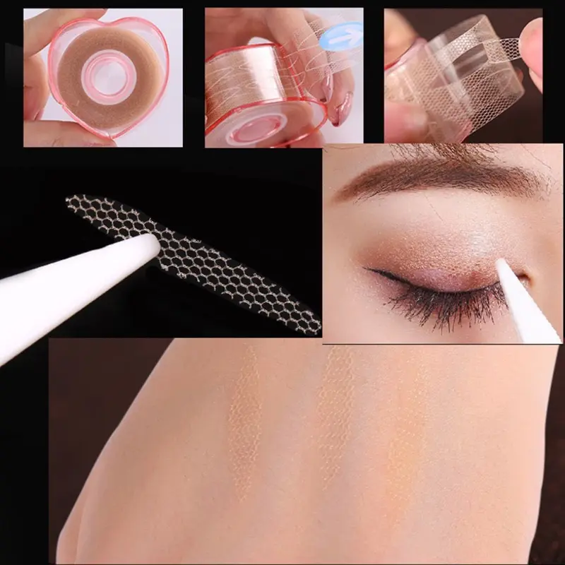 Set kích mí lưới tàng hình KELI Eyelid Stick dạng cuộn, sẵn nhíp và keo dán 3