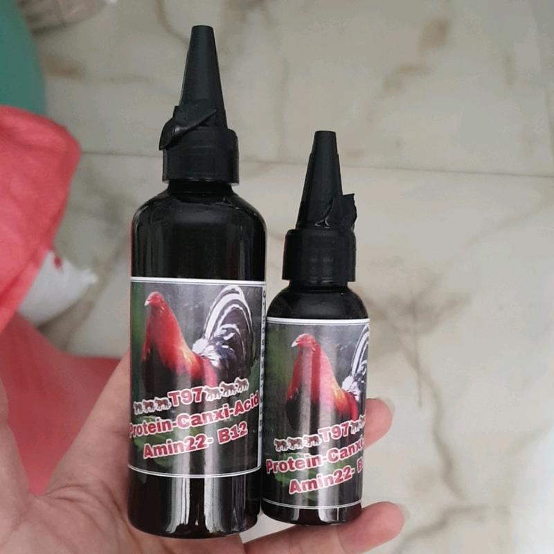 giá tốt Hàng chuẩn đậm đặc - T97 ĐẠM ĐỘNG VẬT- thuốc nuôi gà tơ tăng nước máu mau hừng cho gà đá.