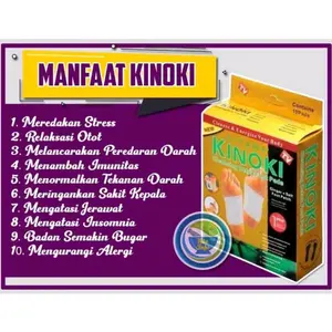 (1 BoX isi 10 PCS) Koyo Kaki Detox Kinoki Gold Emas ORIGINAL Asli Original Kinoki Gold Detox Kaki   Masker Kaki Pemutihan Hidrasi