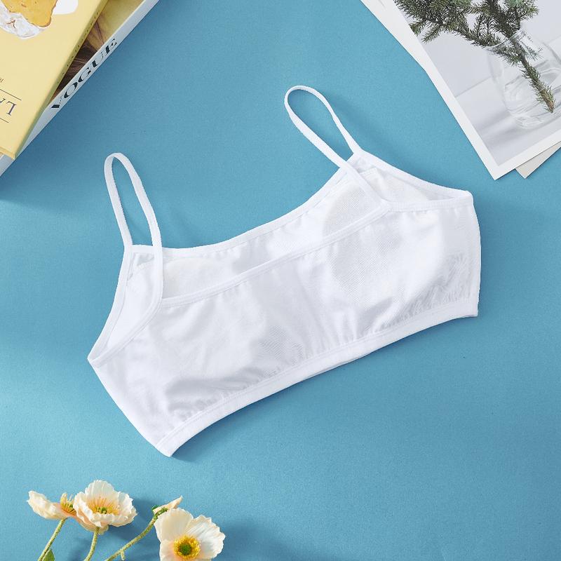 Product Introduction of [Hàng Việt Nam]Áo lót lá Cotton có mút không gọng cho bé gái sét áo Bra size đại từ 25 đến 65kg 24