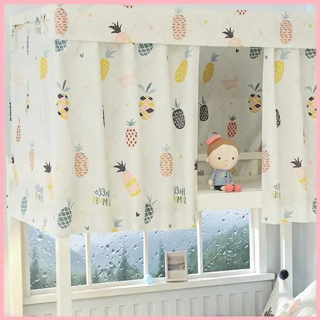 IOKAOLSHOP Rèm giường tầng ký túc xá, rèm màn giường tầng Oron (Tặng móc và dây treo) 7