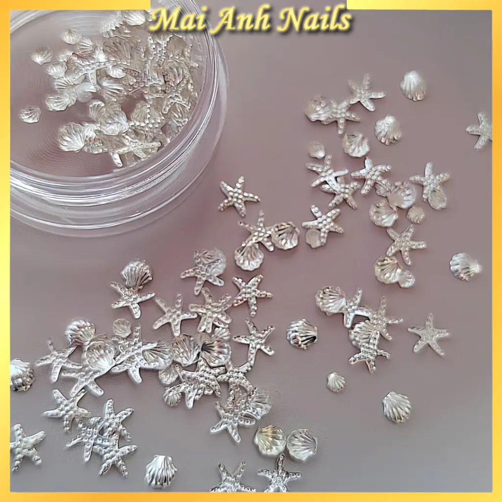 Set charm mix SAO - SÒ BIỂN, Phụ kiện trang trí nail mùa hè MaiAnhNails
