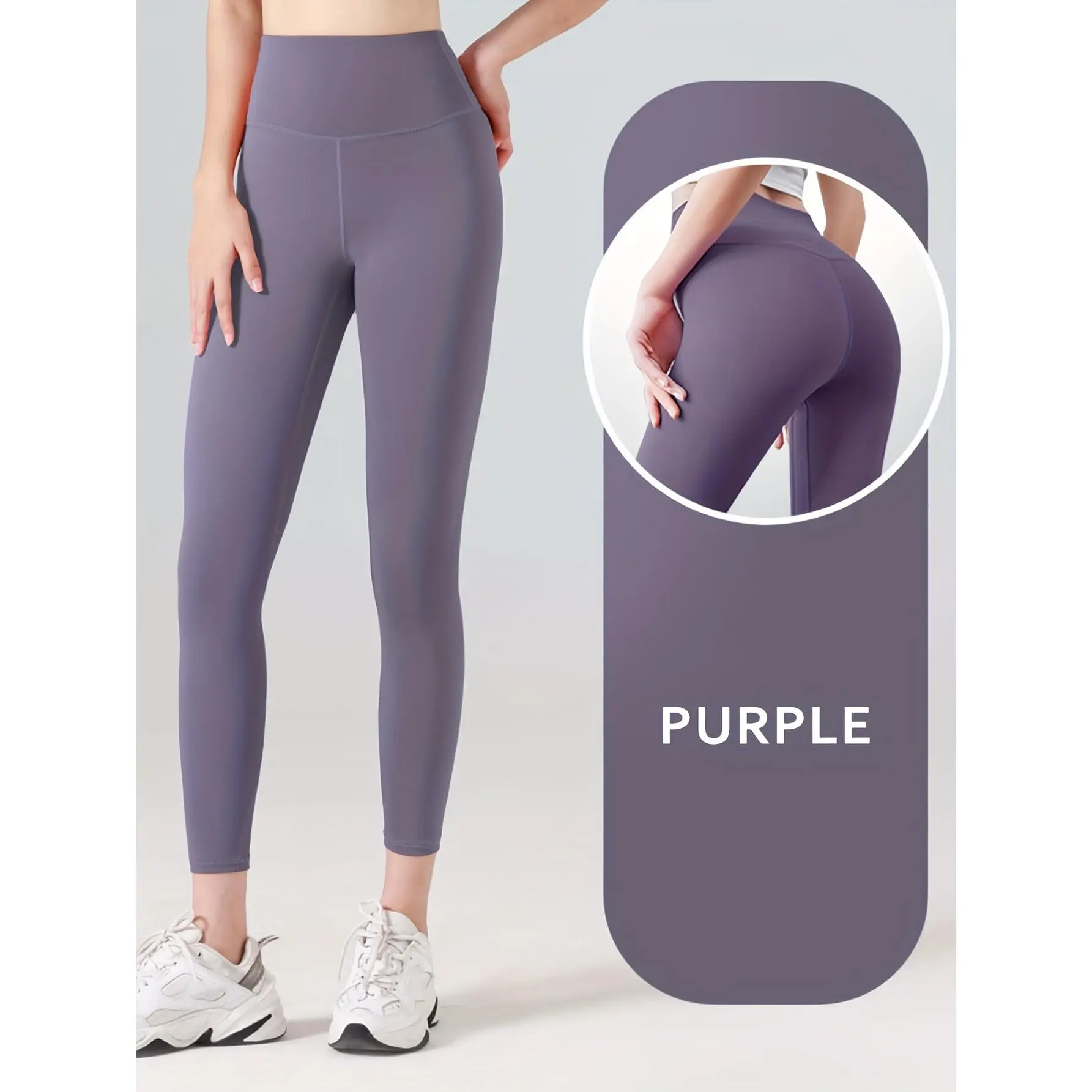 Quần Tập Yoga Cạp Cao Một Cặp, Quần Legging Thể Thao, Thoáng Khí Và Nhanh Khô, Thích Hợp Cho Bụng Và Hông, Quần Tập Thể Dục, Thích Hợp Cho Các Môn Thể Thao Mùa Thu Và Mùa Đông.