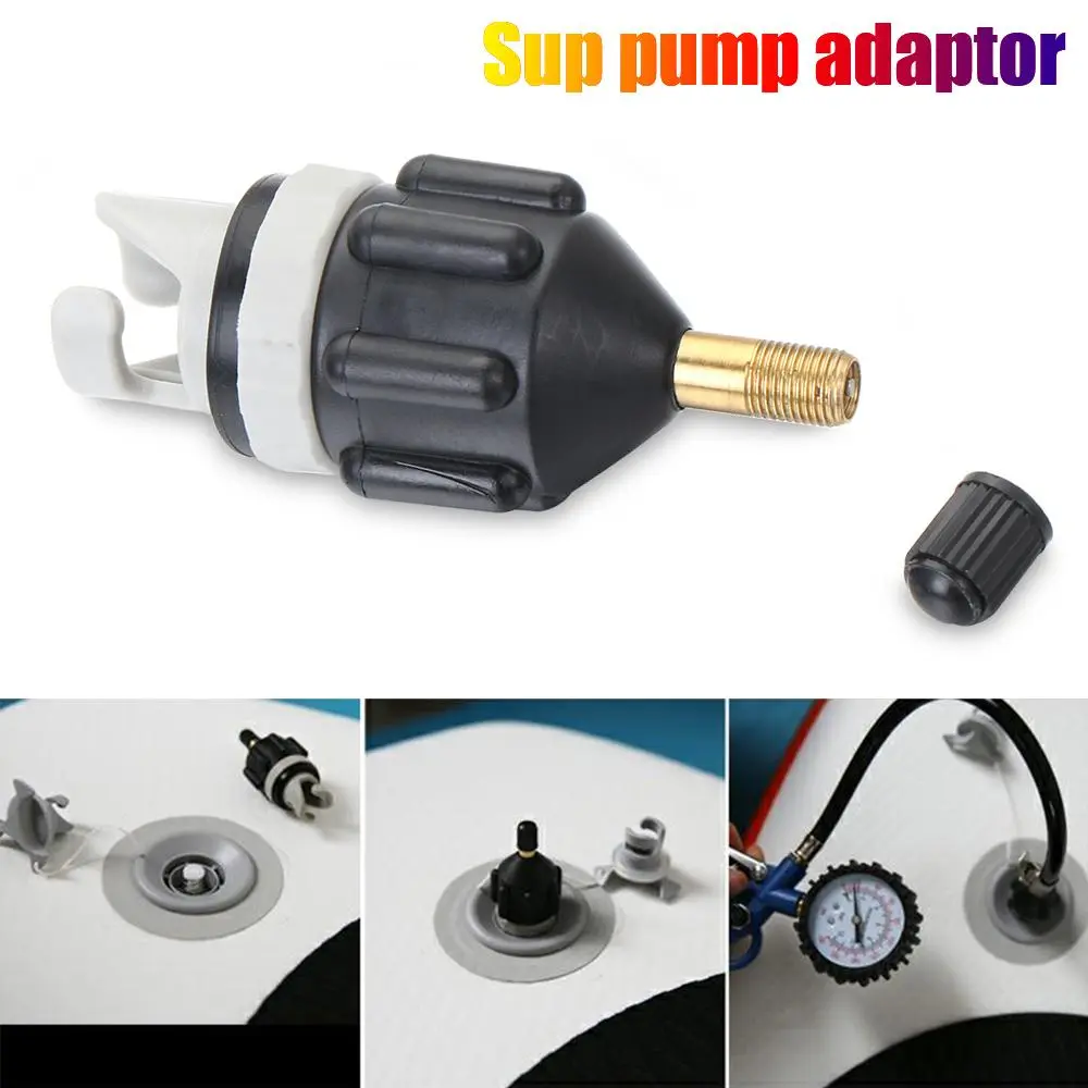 Rowing Accessory Paddle Board Sup Inflatable Pump Adapter Boat Air Valve Compressor