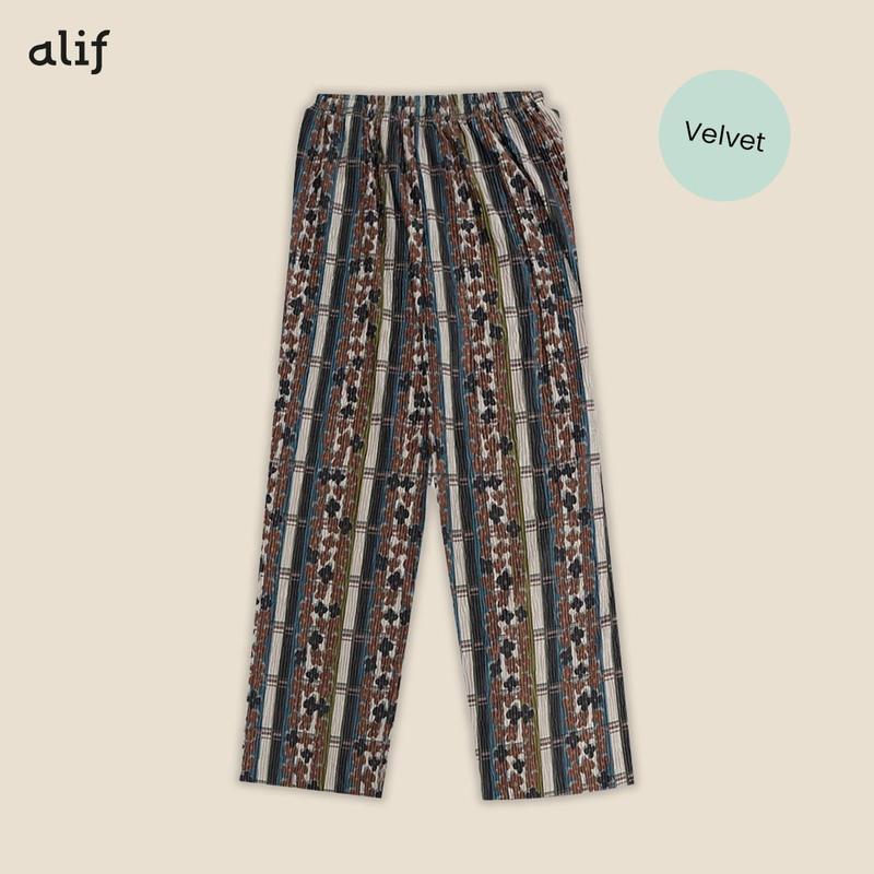 ALIF PRETTY PLEATS CELANA PLEATS MOTIF - MIDNIGHT IN AUTUMN 6