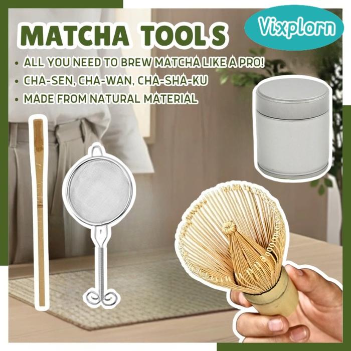 Matcha Making Tools Promo Vixplorn Matcha Making Tools / Pengocok Teh Green Tea Powder ...