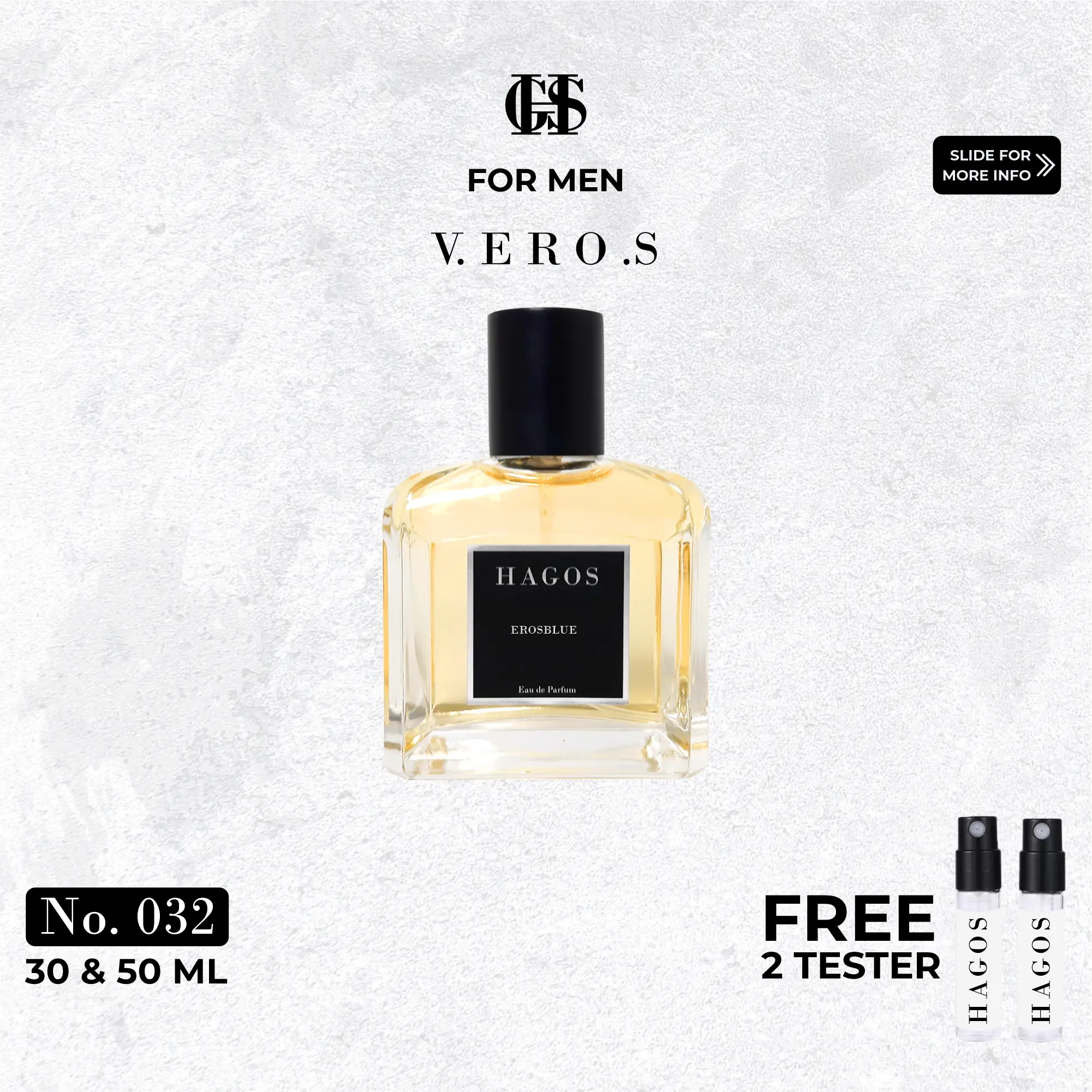 No. 32 V E R O S for Men - HAGOS INSPIRED PARFUM