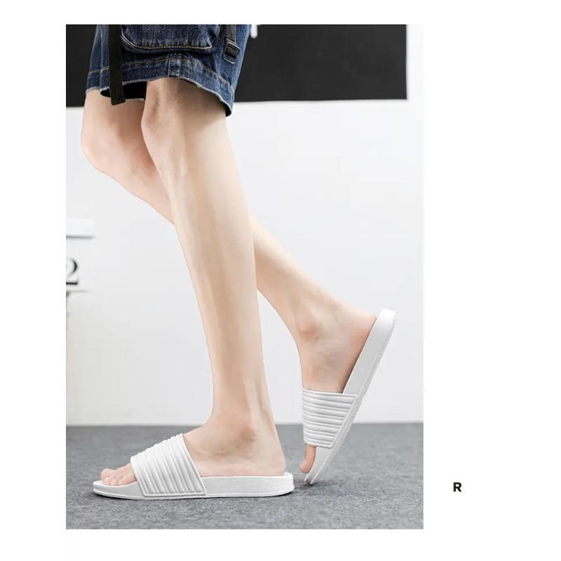 Product Introduction of 2025 new zebra and lip striped slippers, neutral and fashionable home slippers 26