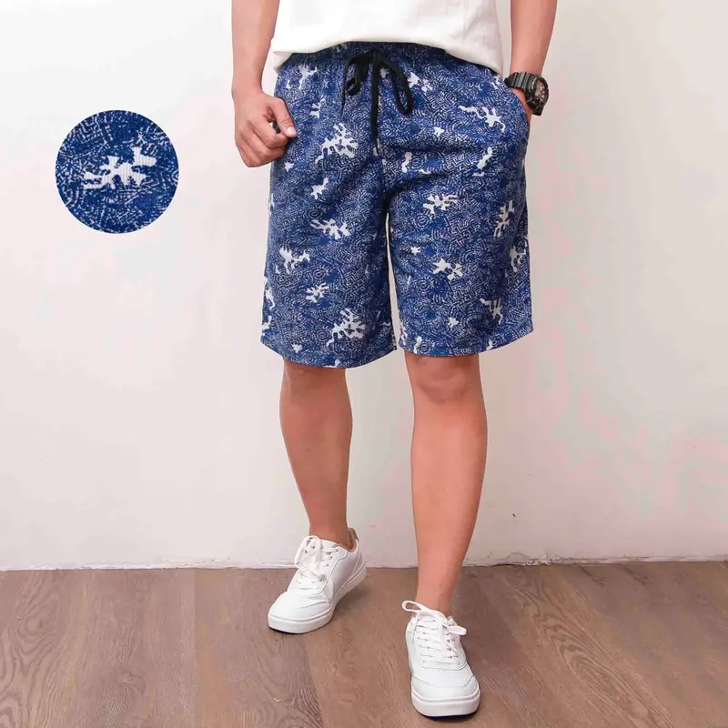 Celena santai print Abstrak  Corak Bbk Premium Celana Karet 4