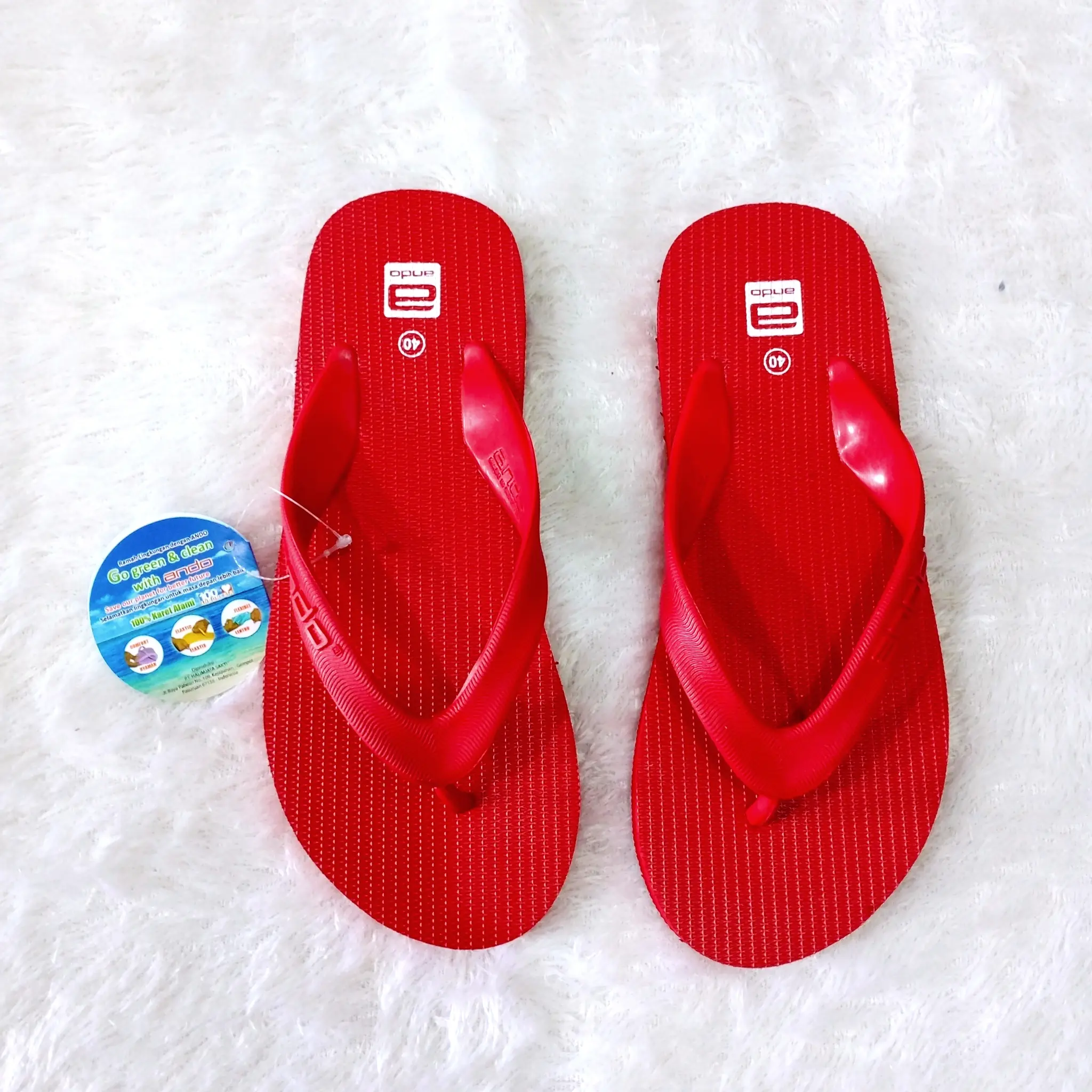 Sandal Jepit Ando Hawaii Original Pria Wanita Sendal Karet