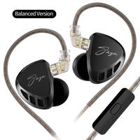 Gambar KZ SAGA with Mic Single Dynamic Driver In-Ear Monitor Earphone Metal IEMs - Bass Improved dari CCA Official Store Kab. Tangerang 2 Tokopedia