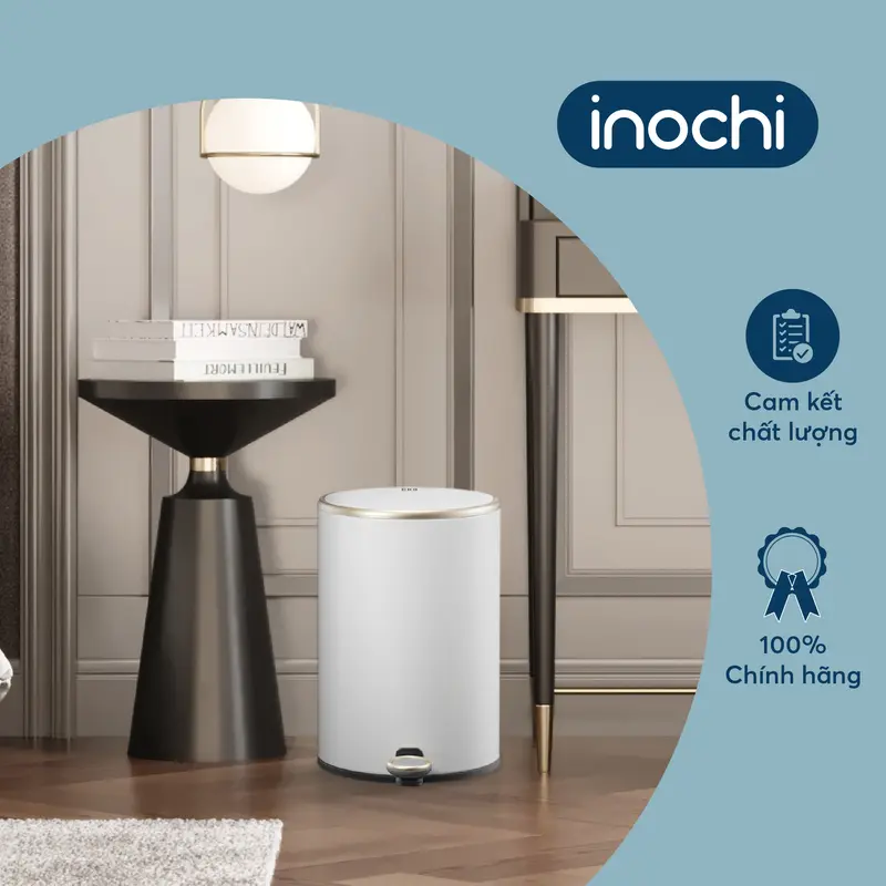 Thùng rác cảm ứng, thùng rác Inox Inochi - nhiều kích cỡ, kiểu dáng, đa công năng, tiện lợi Đồng 6