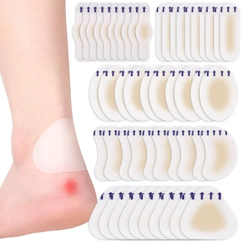 Anti-abrasion Feet Gel Heel Protector Shoes Stickers Breathable Hydrocolloid Patch Blister Protector Foot Care Pad