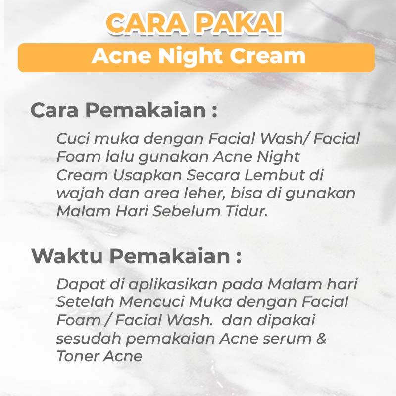 Acne Skincare IBTSkin / Krim wajah Berjerawat pagi & malam IBTSkin 7