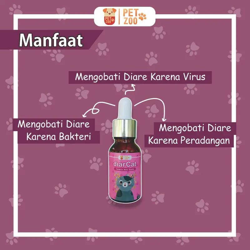 DIARCAT Obat Diare dan Mencret Kucing Kitten Ampuh Metronidazole Primacat Tylosin 1