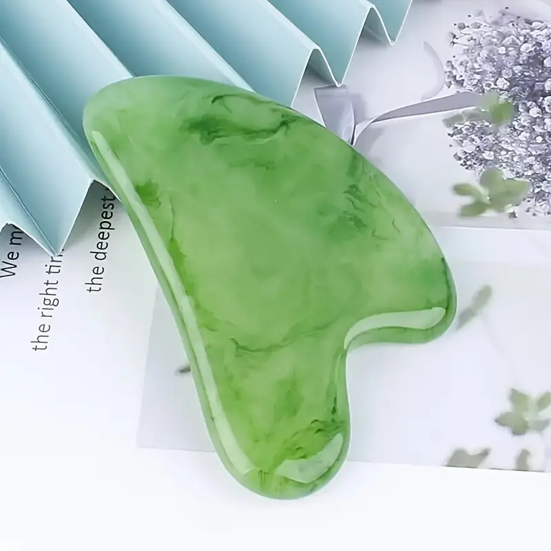 Heart Shaped Gua Sha Facial Tool - Massage Plate for Face, Neck, Arms and Legs - Fragrance Free Beauty Accessory