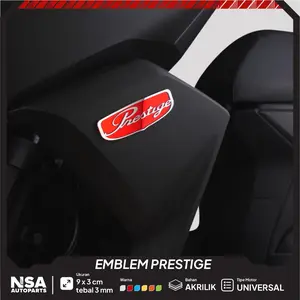 EMBLEM LOGO PRESTIGE ORIGINAL THAILAND VARIO 125 BEAT PCX 160 HONDA PREMIUM PRESTIGE CRV AKSESORIS