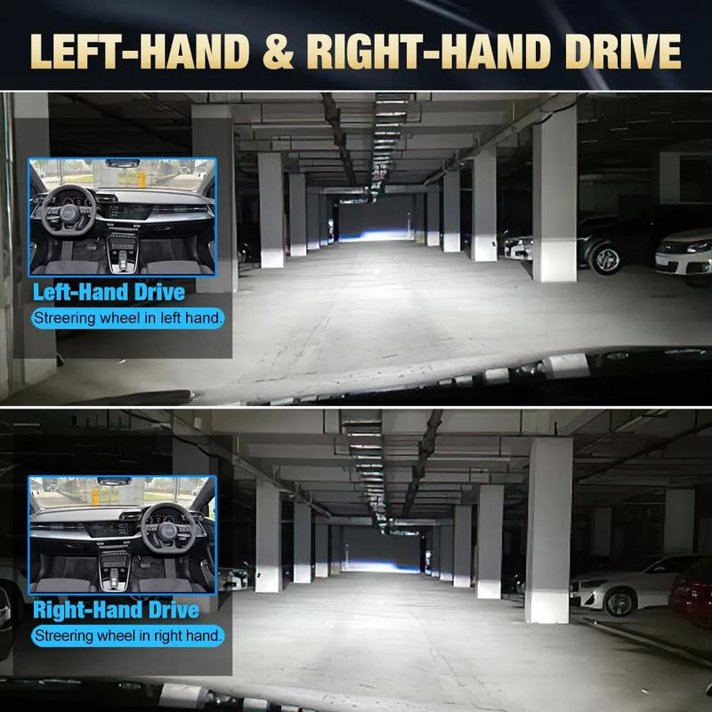 Product Introduction of H4 Bi LED Lenses Projector Headlight 6000K Dual Projector Lens Auto Bulbs 160W High Low Beam Car Motorcycle lamps With Turbo Fan 17