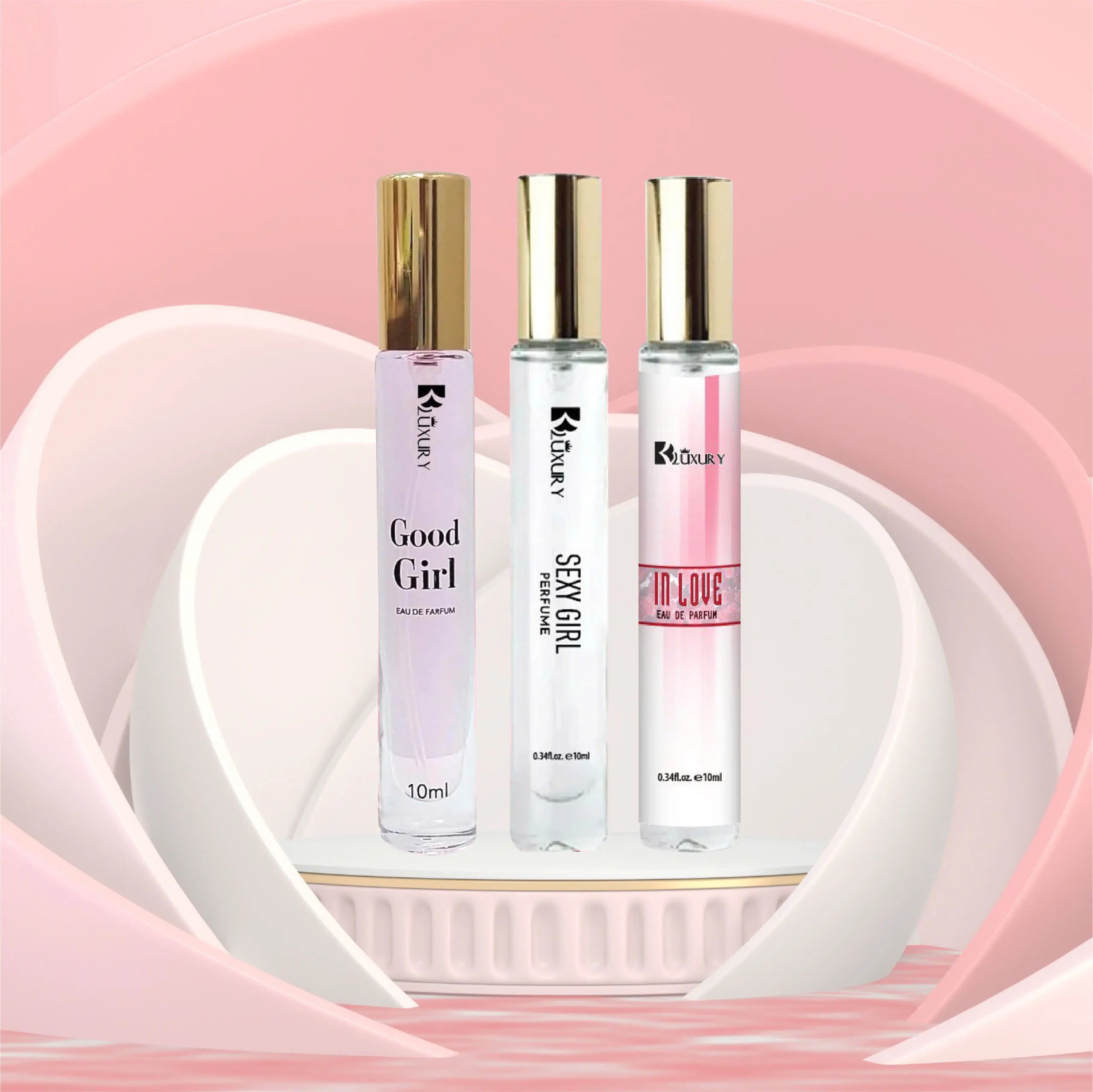 Combo mẹ ghẻ con chồng 3 chai nước hoa nữ Good Girl 10ml - Sexy Girl  10ml - Inlove  10ml