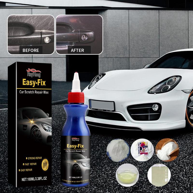 Car Scratch Repair Wax, Multipurpose Easy Fix Car Scratch Repair Wax, Stain Removal, Car Maintenance Supplies, Professional Car Body Repair Tool 4
