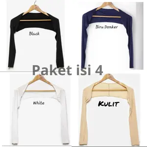 PAKET ISI 4 . CUMA 50RIBUAN BOLERO MANSET LENGAN SAMBUNG - MANSET TANGAN WANITA Rayon Muslim