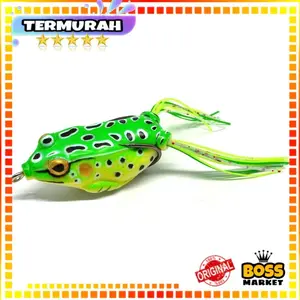 Boss Market Umpan Pancing Ikan Casting Bionik Bentuk Katak Bahan Carbon Steel 6cm 65gr Meningkatkan Performa Memancing
