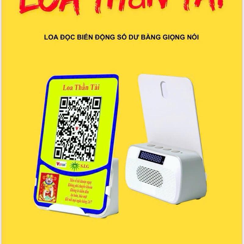 Loa ting ting thần tài- 4G/wifi đọc biến động số tiền tài khoản.loa add được 2 stk ngân hàng khác nhau.vietinbank,vietcombank,bidv,Mb bank,techcombank,tp bank 0