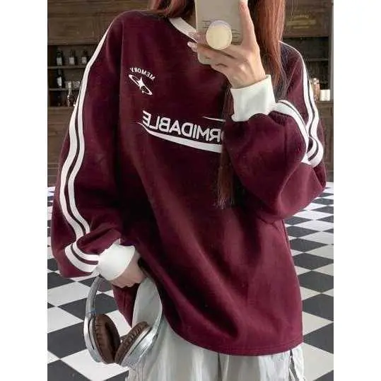 COD - Sweater Oversize Wanita Fleece Korean Formidable - Pakaian Wanita 0
