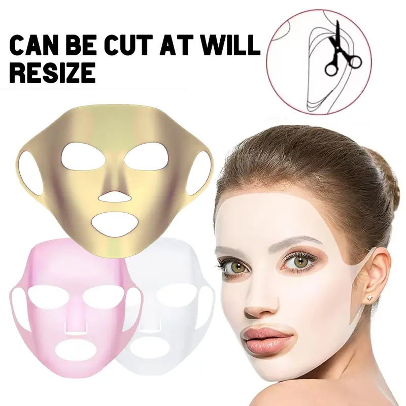 1 Piece Reusable Silicone Cover Ear Hanging Moisturizing Anti-crack 3D Mask Moisturizing Beauty Mask Set Skin Care Reusable