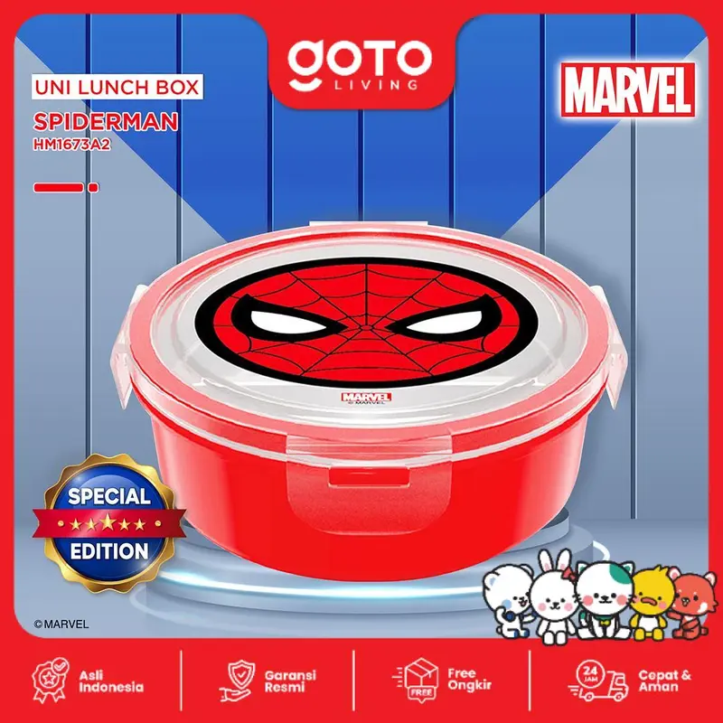 Goto [COD] Celosia X Disney Lunch Box Kotak Bekal Tempat Makan Anak Sekolah 6