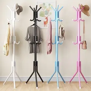 Gantungan Baju Stand Hanger Coat Rack Berdiri Standing Tas dan Topi Multifungsi Tiang Jaket