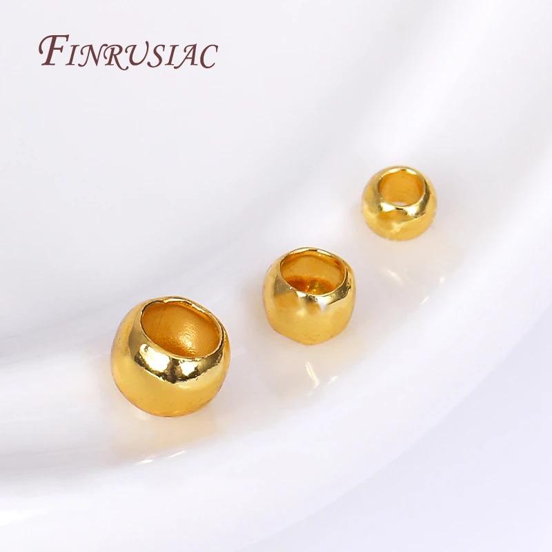Product Introduction of High Quality Cylindrical Tube Crimp End Bead For Jewellery Making Supplies Wholesale 14K/18K Gold Plated 2mm Tube Crimp Beads 18