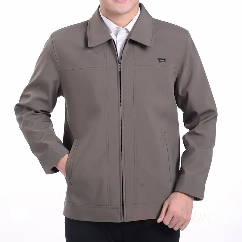 Áo Khoác Nam Trung Niên Chống Thấm Nước, Chống Nhăn, Ak09 Menswear Jacket Ong