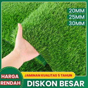 Rumput Sintetis Meteran 2 Meter X 3 Meter Tebal 3 Cm Tipe Swiss Premium palsu lantai rumput sintetis teras rumah rumput sintetis sepak bola rumput turf rumput untuk kuburan