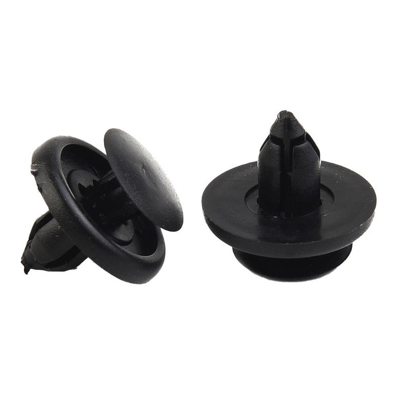 Chốt Đinh Tán Nhựa Màu Đen, 30 CÁI, Đường Kính 7Mm, Phụ Kiện Xe Hơi, Kẹp Chốt Chống Va Đập Xe 4