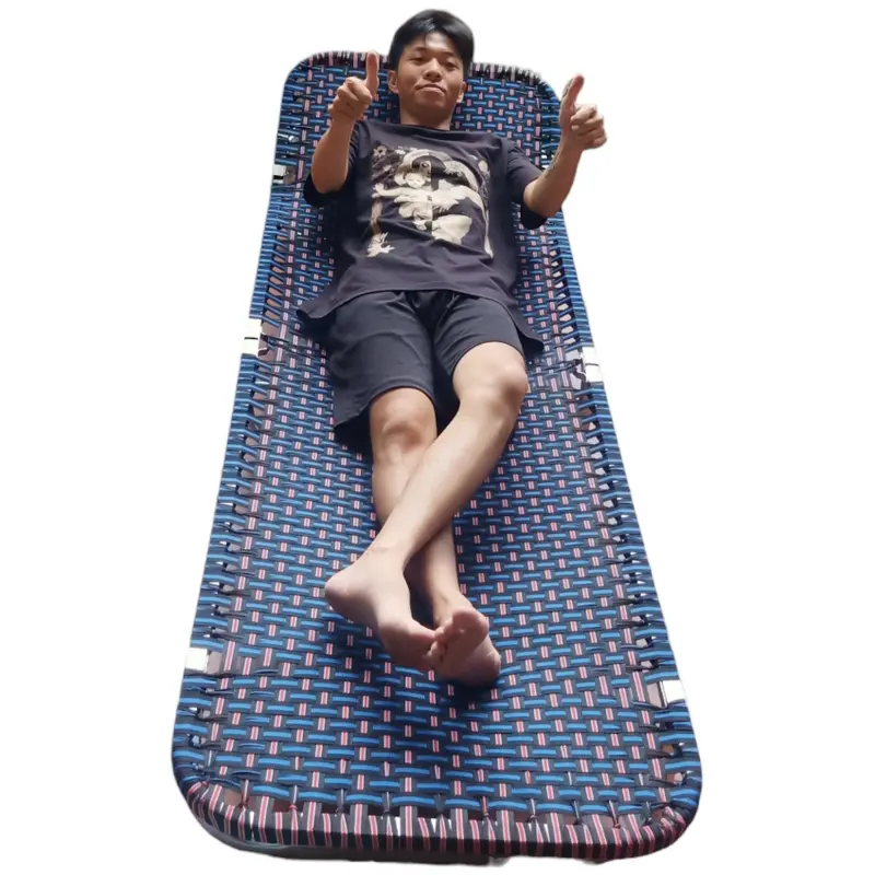 Giường Xếp Gấp Gọn Khung Nhôm Giá Rẻ Bền Chắc Chịu Tải 95kg Đã lắp ráp 1