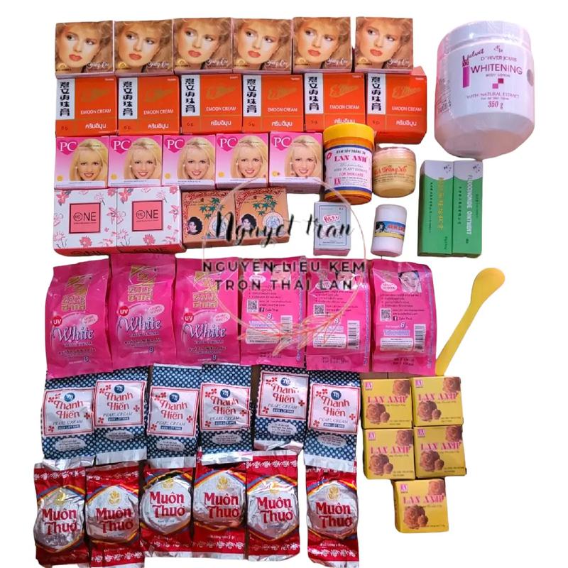  công thức kem spa trắng nhanh cấp tốc hàng thái chuẩn xịn tặng kem muỗng lấy kem Dưỡng Body 