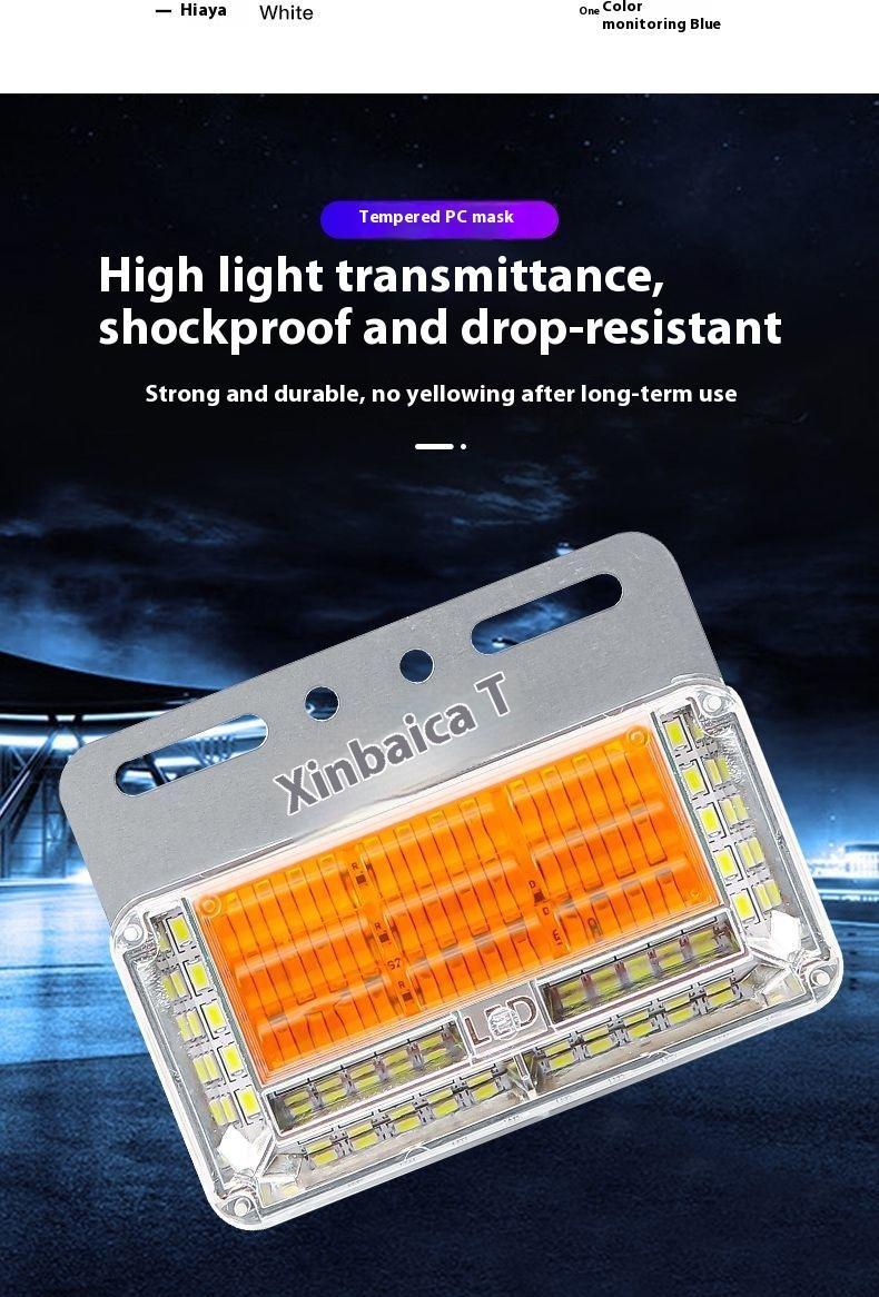 Product Introduction of New super bright 24v truck side light waterproof led trailer strong ground light multi-functional width lamp turn light 9