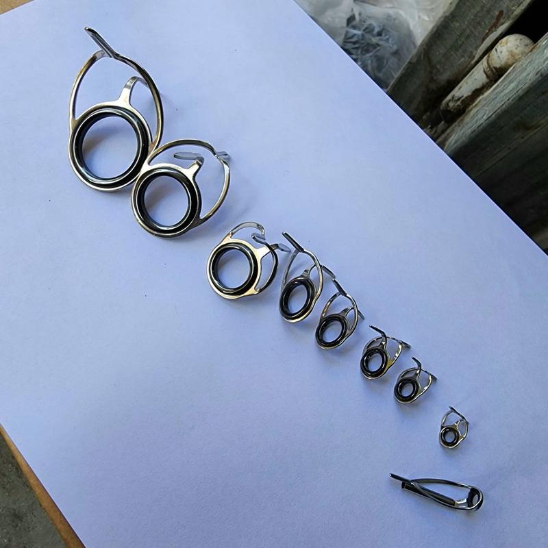 Bộ Khoen Cần Đứng, Ngang Cho AE Thay Thế Và Sửa Chữa Dựng Cần Câu - Bắt Cá, Đi Câu