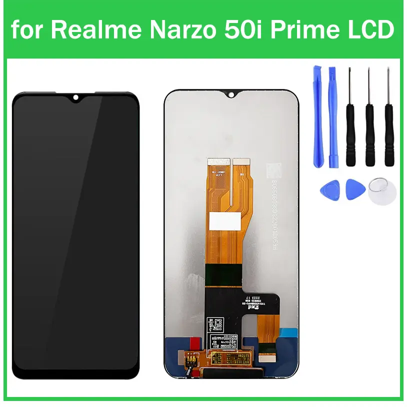 For Realme Narzo 50i Prime RMX3506 LCD Display Touch Screen Glass Digitizer Assembly Replacement LCD Screen Spare Parts