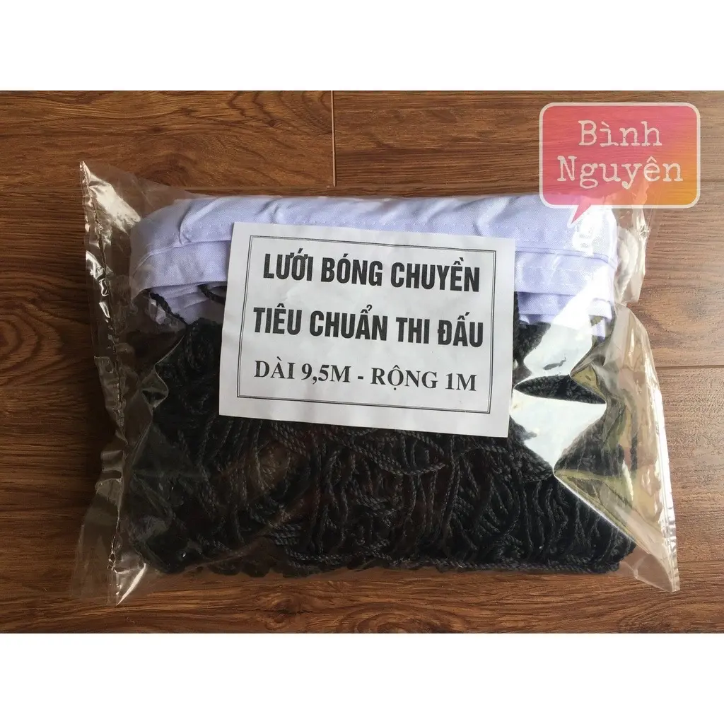 Lưới Bóng Chuyền Bình Nguyên chất liệu dù bền đẹp