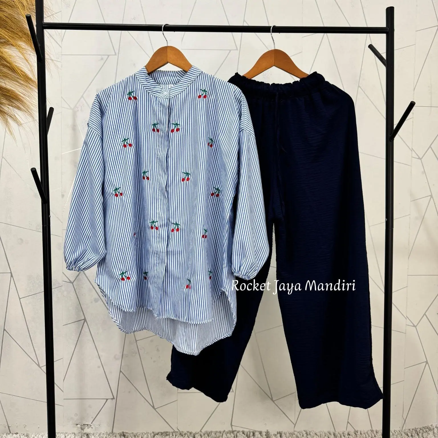 Set Keirra Biru+Klt Navy