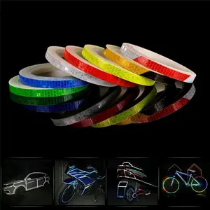 Stiker Reflektor Pemantul Cahaya Car Reflective Tape Stickers 8 Meter
