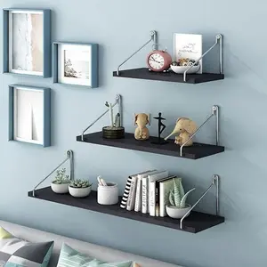 Rak Ambalan Rak Dinding Kawat Gantung Besi Serbaguna