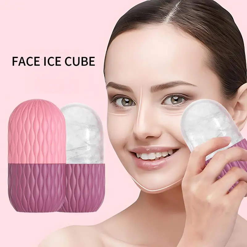 Silicone Ice Compress Face Massage Tool Set, 3 Counts/set Multifunctional Ice Compress Face Massage Tool, Face Massage Tool for Women & Men 2